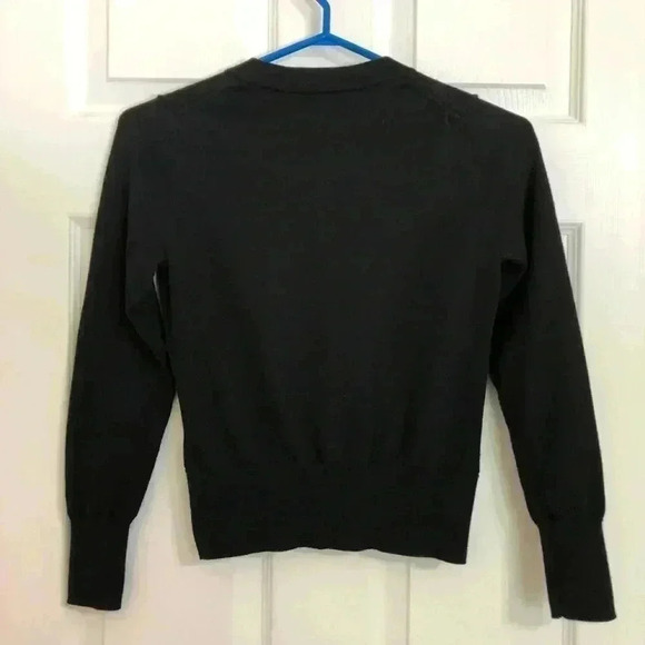 Banana Republic Black Cardigan  Extra Small Petite - Picture 10 of 15